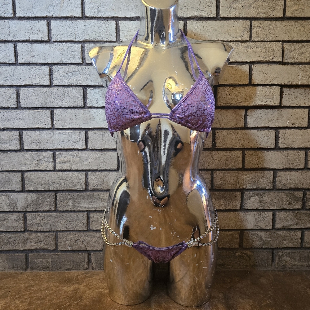 Purple Sequin | SUITS YOU | Competition Bikini Set